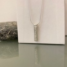 Handcrafted Scottish jewellery - Silver Sea Stack pendant